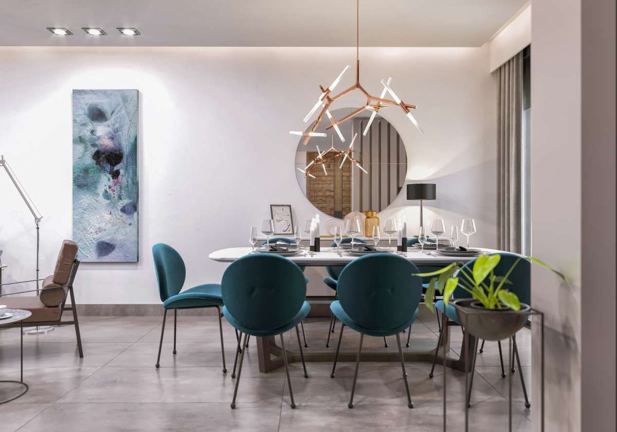 Primus Villa Güzelbahçe, VERO CONCEPT MİMARLIK VERO CONCEPT MİMARLIK Moderne eetkamers