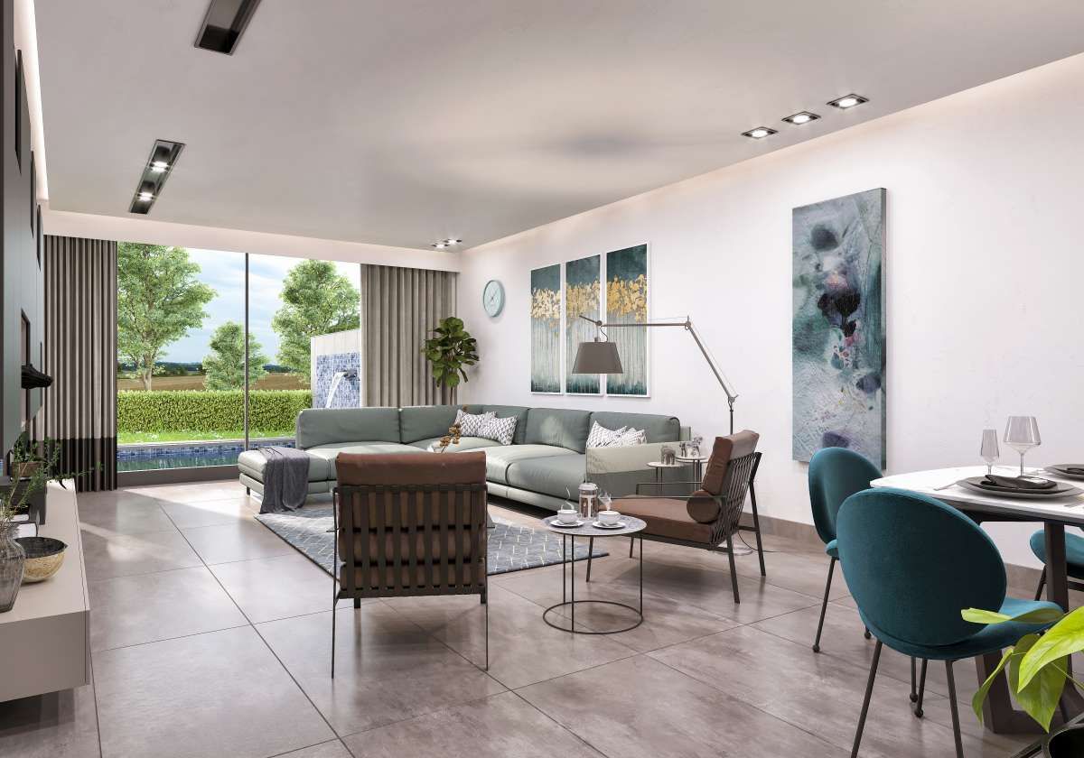 Primus Villa Güzelbahçe, VERO CONCEPT MİMARLIK VERO CONCEPT MİMARLIK Modern Oturma Odası