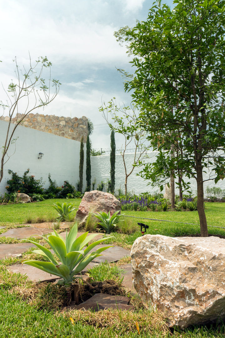 Detalle área de frutales Boceto Arquitectos Paisajistas Jardines de estilo moderno