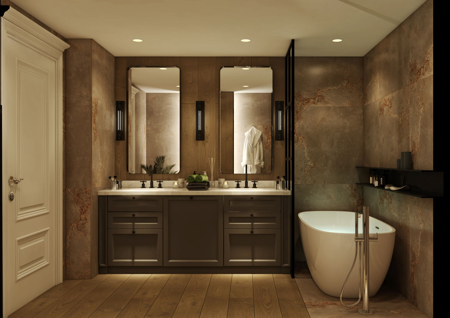 BANYO PROJESİ, WALL INTERIOR DESIGN WALL INTERIOR DESIGN 浴室