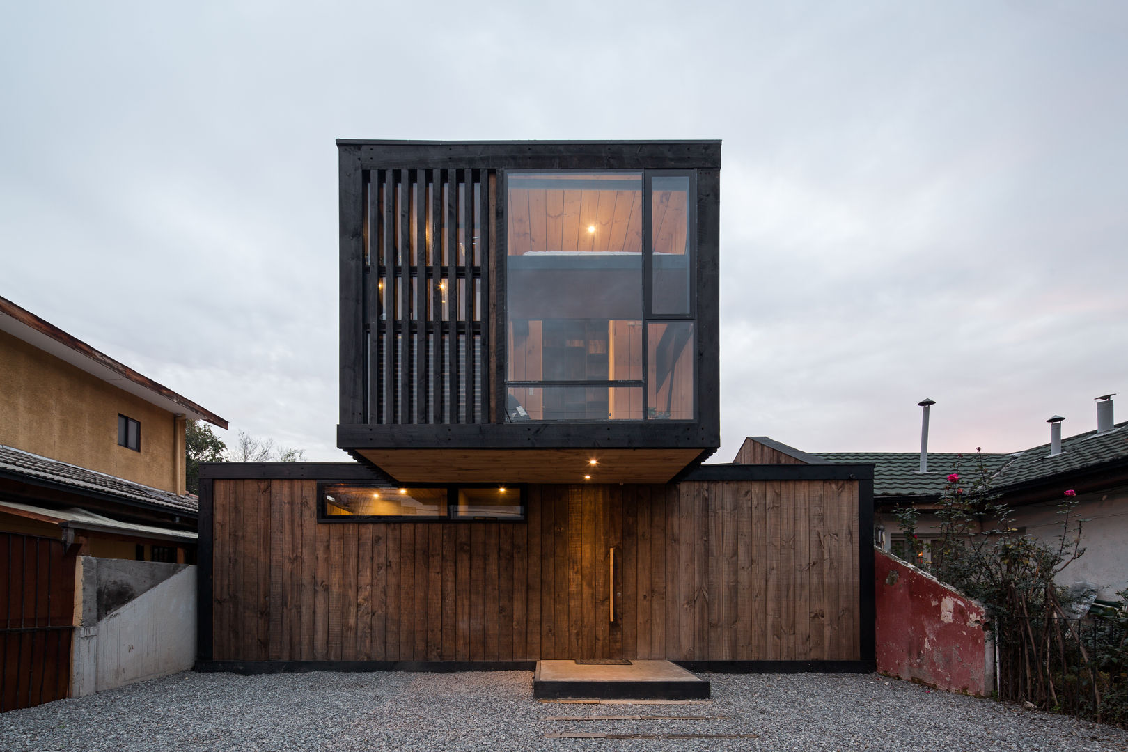 Casa FS, Estudio Dikenstein arquitectos Estudio Dikenstein arquitectos 미니멀리스트 주택 우드 우드 그레인