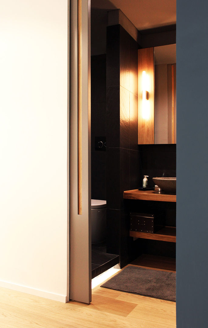 Palazzo Lanza, Onice Architetti Onice Architetti Modern bathroom Slate