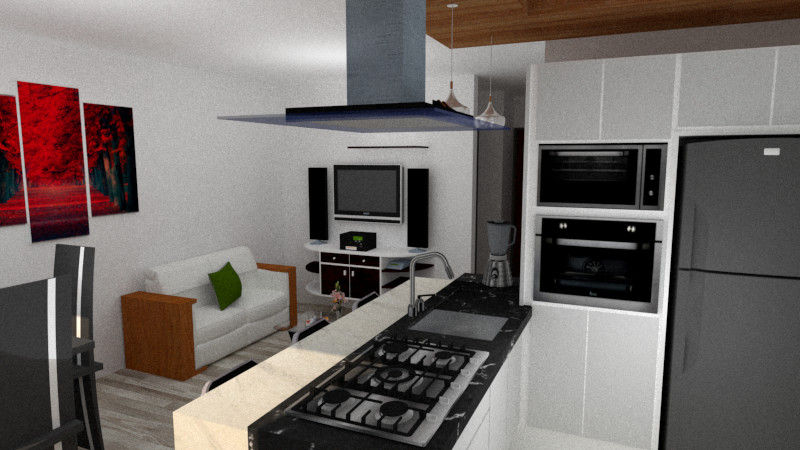 Cocina integral HERRERA ARQUITECTOS AC