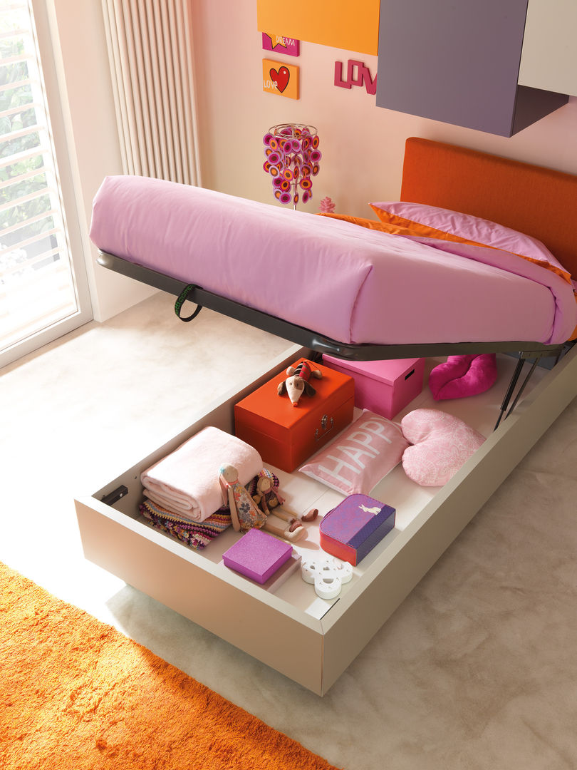 Cameretta con armadio scorrevole KC406, Moretti Compact Moretti Compact Girls Bedroom