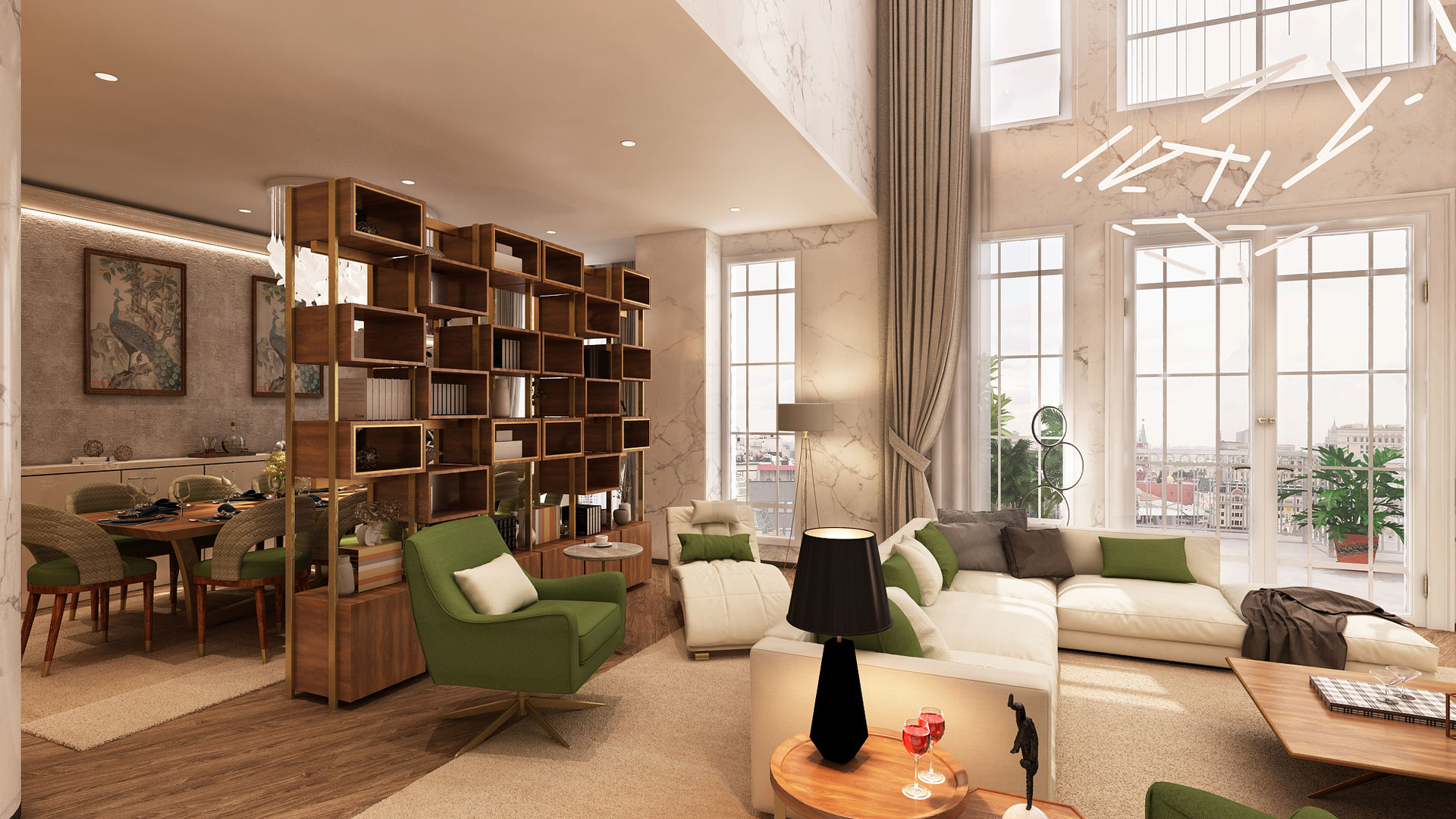 Projeto de interiores , Albufeira, Alpha Details Alpha Details Salas de estar modernas