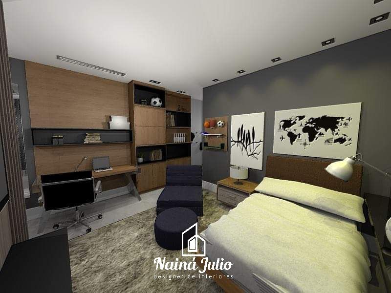 RESIDENCIAL NO ESTILO MINIMALISTA, Nainá Julio - Designer de Interiores Nainá Julio - Designer de Interiores