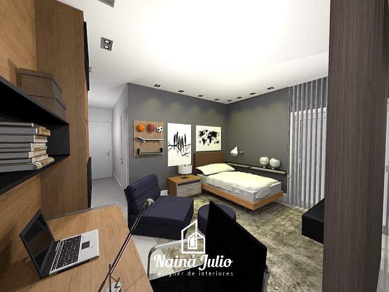 RESIDENCIAL NO ESTILO MINIMALISTA, Nainá Julio - Designer de Interiores Nainá Julio - Designer de Interiores