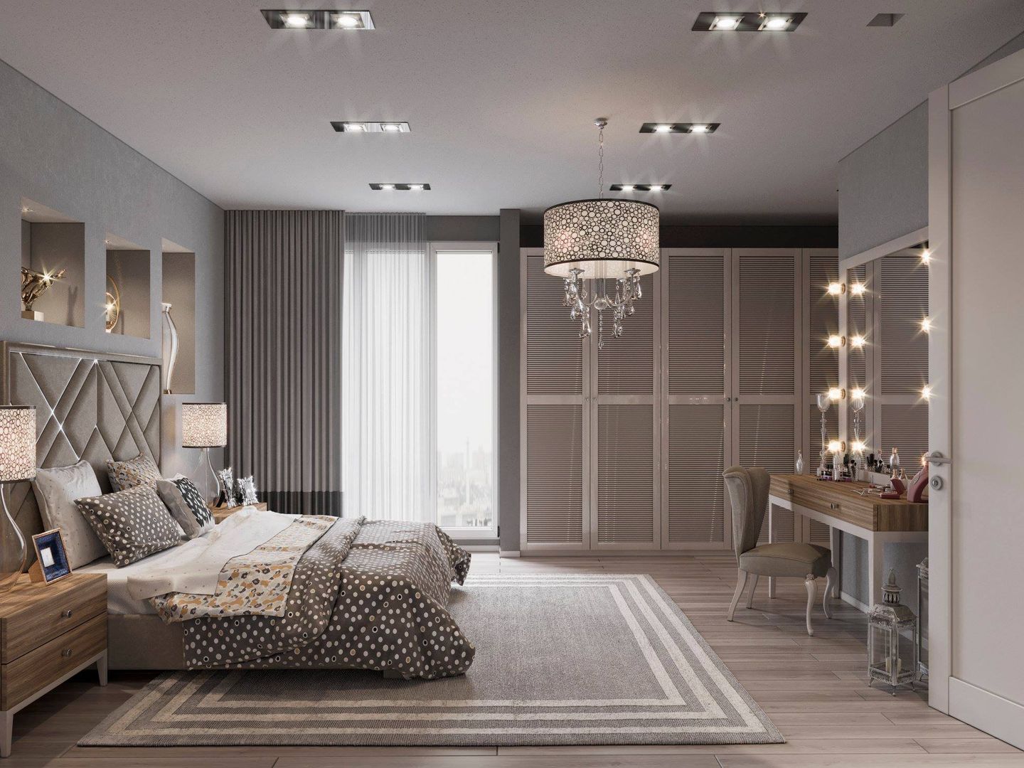 Bedroom design, MAT DİZAYN MAT DİZAYN Phòng ngủ phong cách hiện đại Gỗ-nhựa composite Accessories & decoration