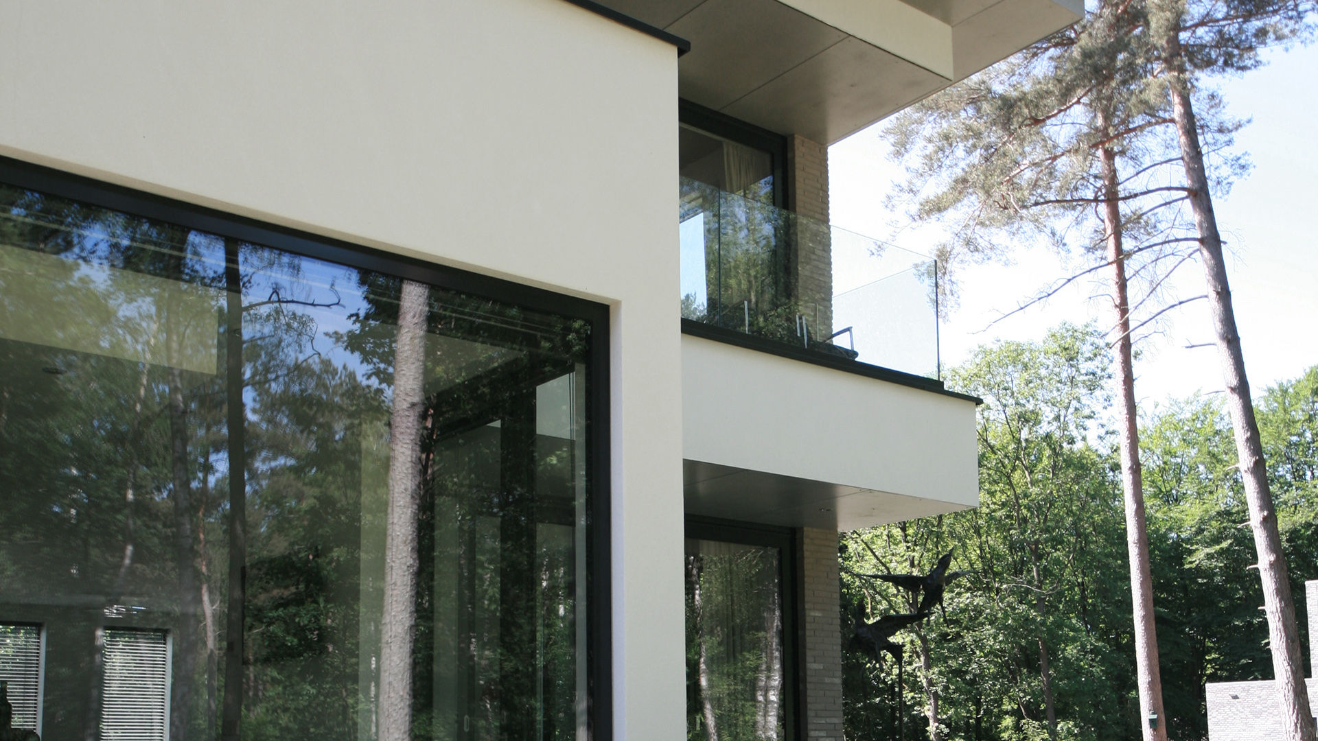 WONING BOS UYTERLINDE AMERSFOORT, ddp-architectuur ddp-architectuur Balcony Glass