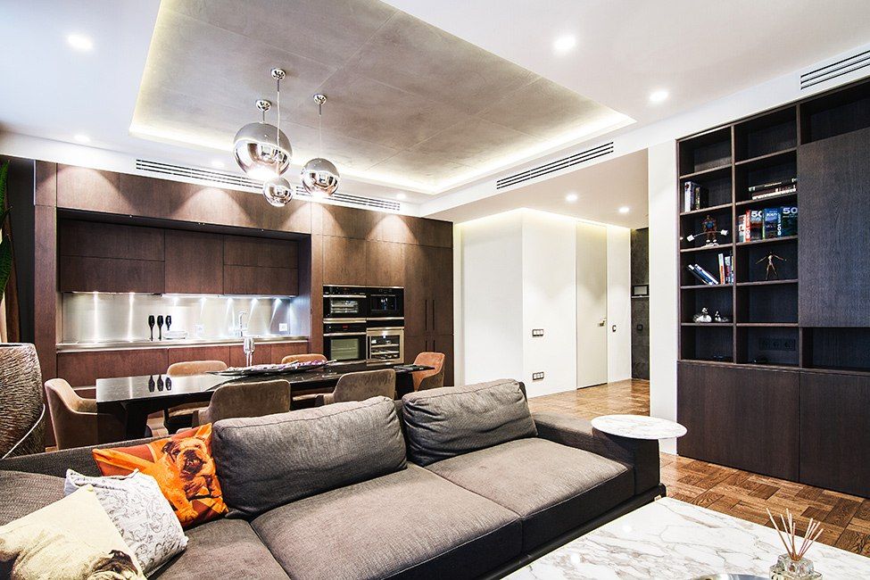 Аппартаменты под сдачу, Orel Andre Orel Andre Eclectic style living room