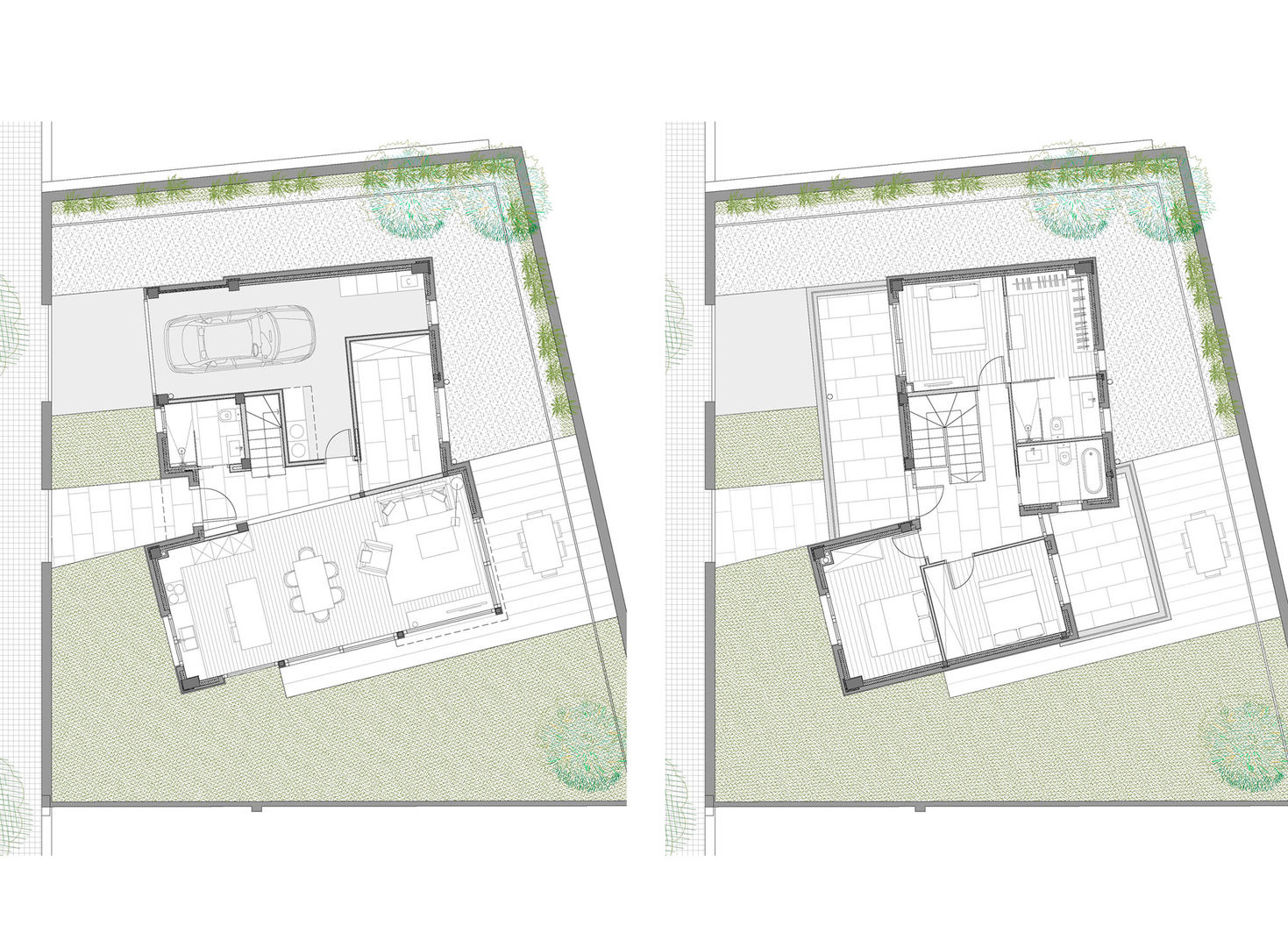 Projecte i construcció d'habitatge unifamiliar aïllat a Vilafant LAV Aquitectura, Construcció, Habitatge, Unifamiliar, Aïllat, Plànol, Planta