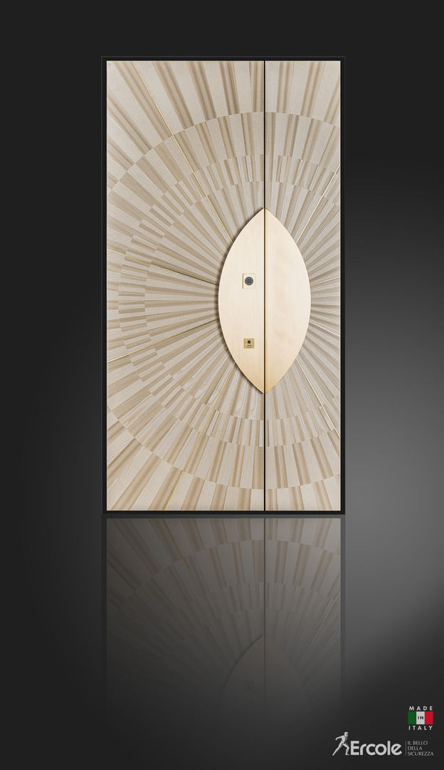 SOL LEVANTE - Collezione di ingressi blindati esclusivi, Ercole Srl Ercole Srl Asian style doors Wood Wood effect