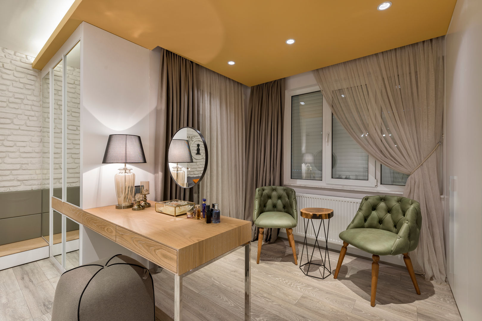 UĞUR BİRKAN EVİ, Mimoza Mimarlık Mimoza Mimarlık Eclectic style bedroom