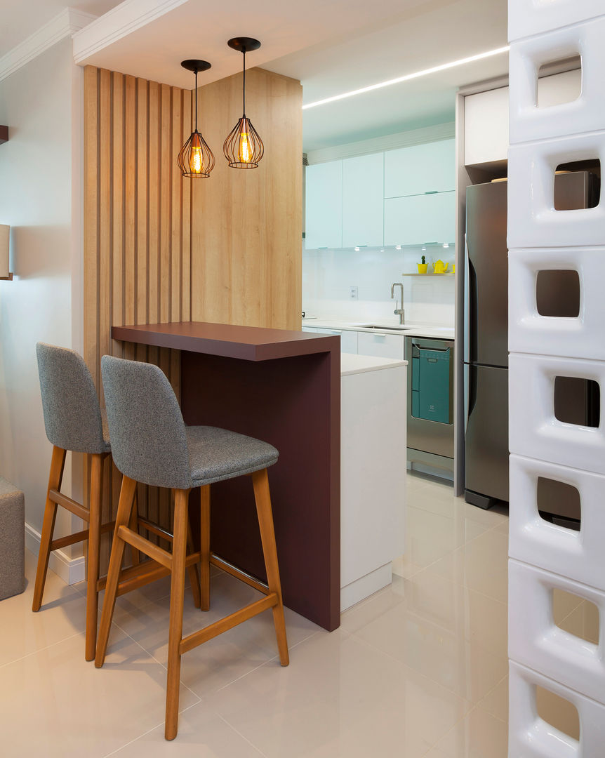 apartamento MMZ, A84 Studio de Arquitetura A84 Studio de Arquitetura Cocinas de estilo moderno