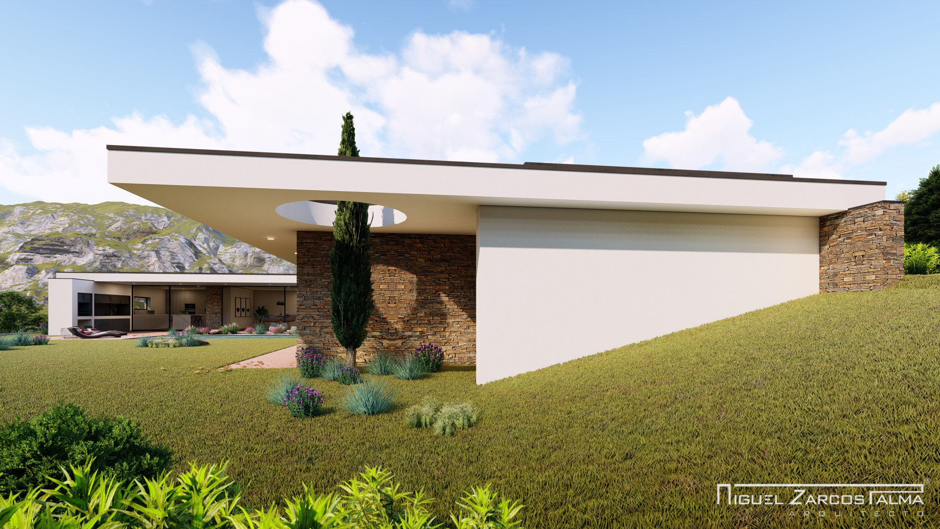 Projeto de Casa Moderna de 350 M², Miguel Zarcos Palma Miguel Zarcos Palma Modern houses