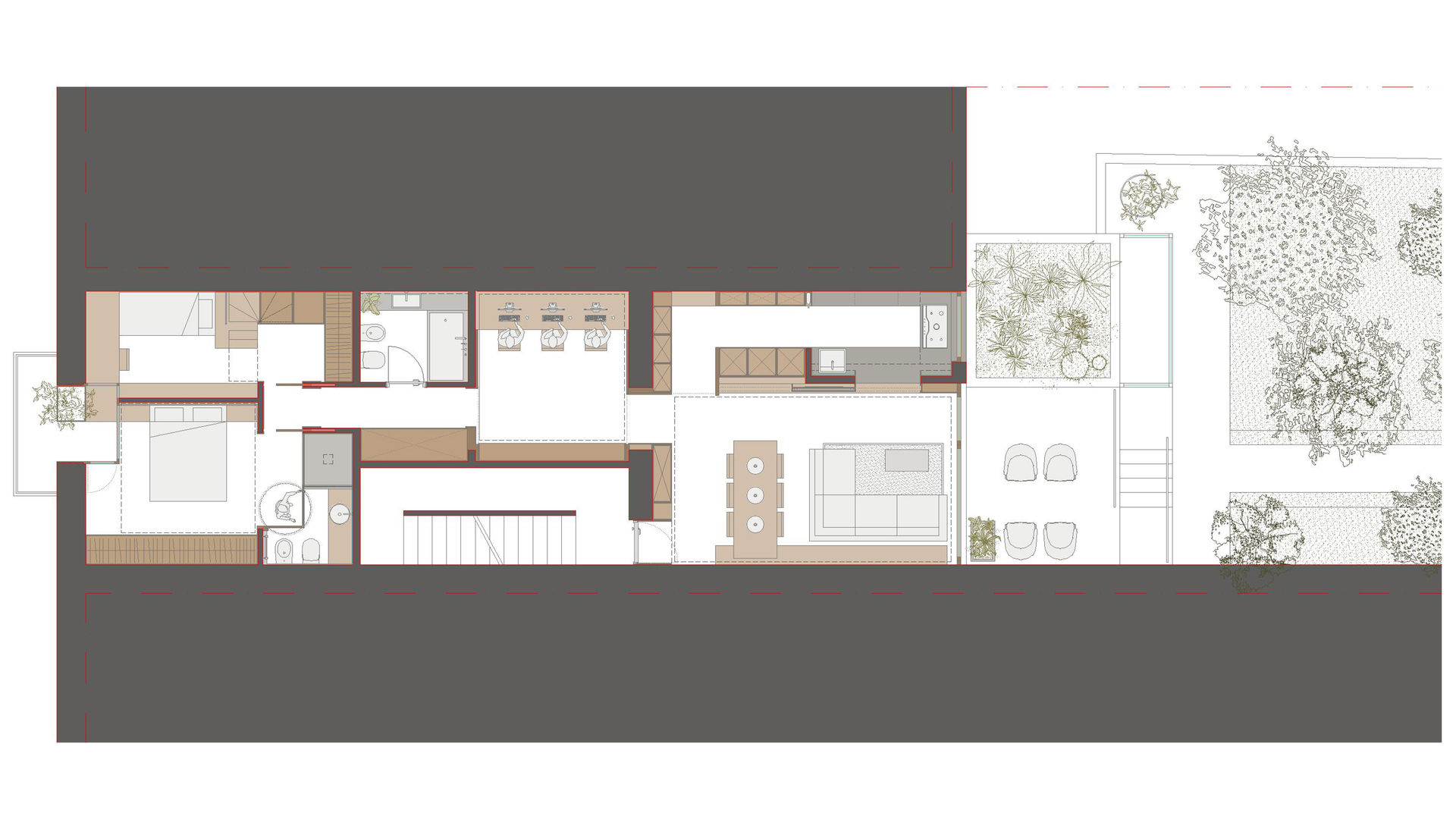 modern by ALESSIO LO BELLO ARCHITETTO a Palermo, Modern plan,plans,desing,drawings,light,furniture,wooden furniture,bookcase,bookshelf,wood,contemporary architecture,contemporary interior design