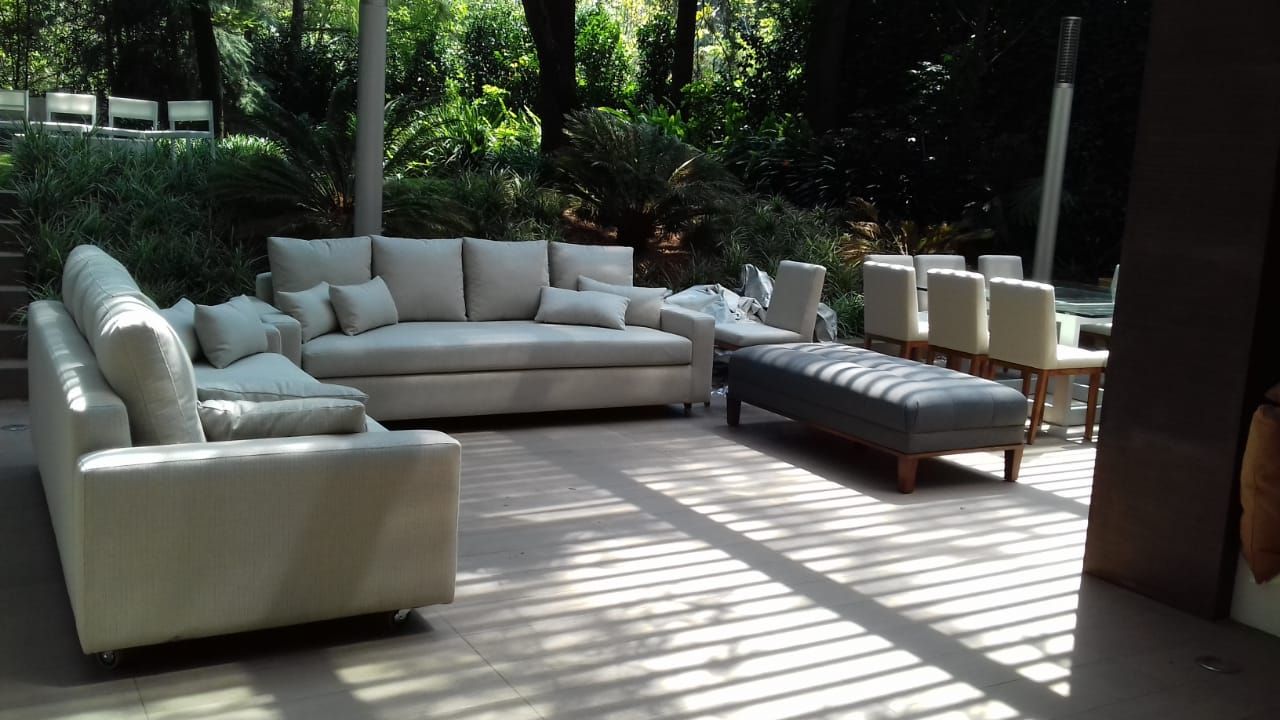 Juego de Sala Landscape Exterior ACY Diseños & Muebles Salas / recibidores Textil Ámbar/Dorado Sofás y sillones