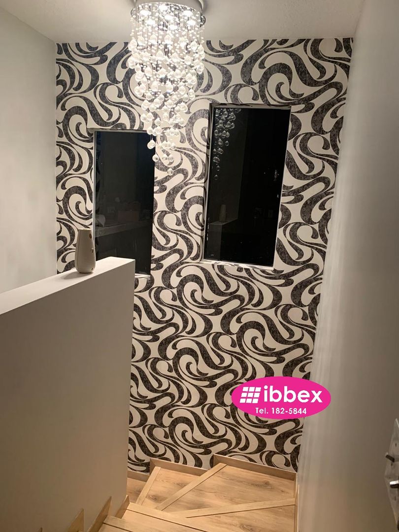 Papel Tapiz ibbex, Persianas y papel tapiz ibbex Persianas y papel tapiz ibbex Гостиная в стиле лофт