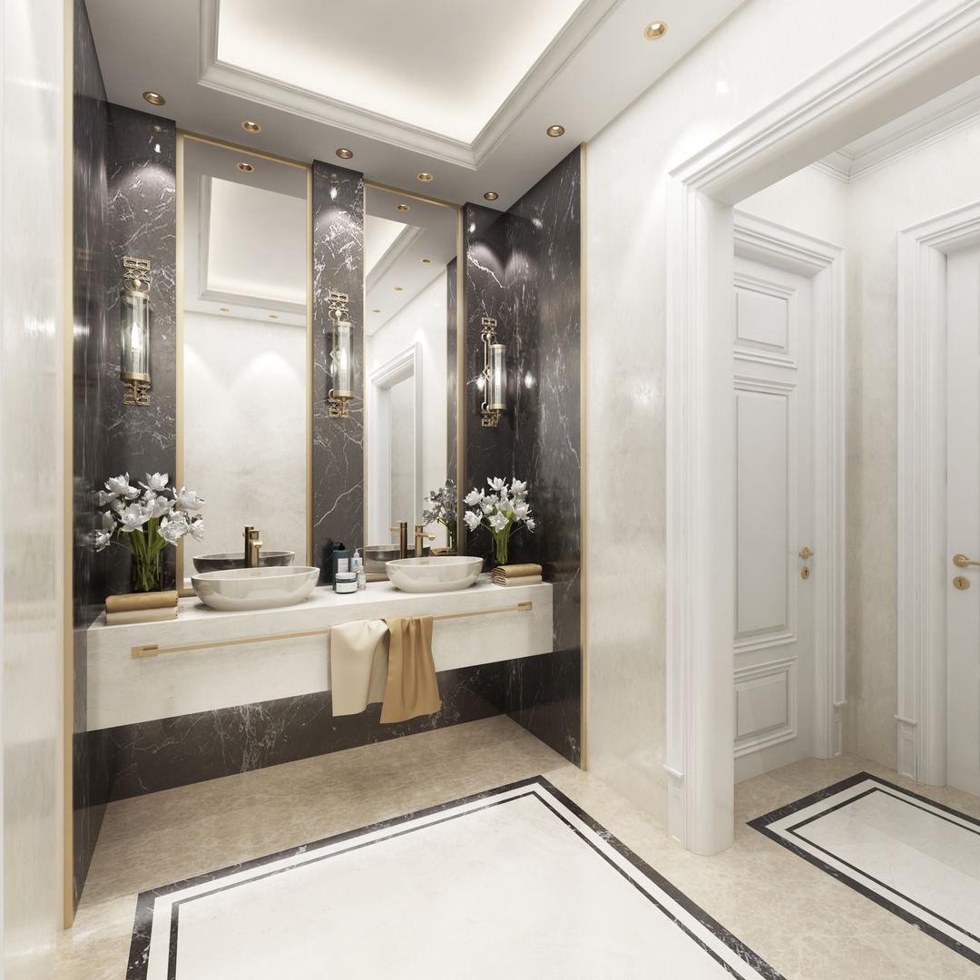 Bathroom Sia Moore Archıtecture Interıor Desıgn Salas de estilo clásico