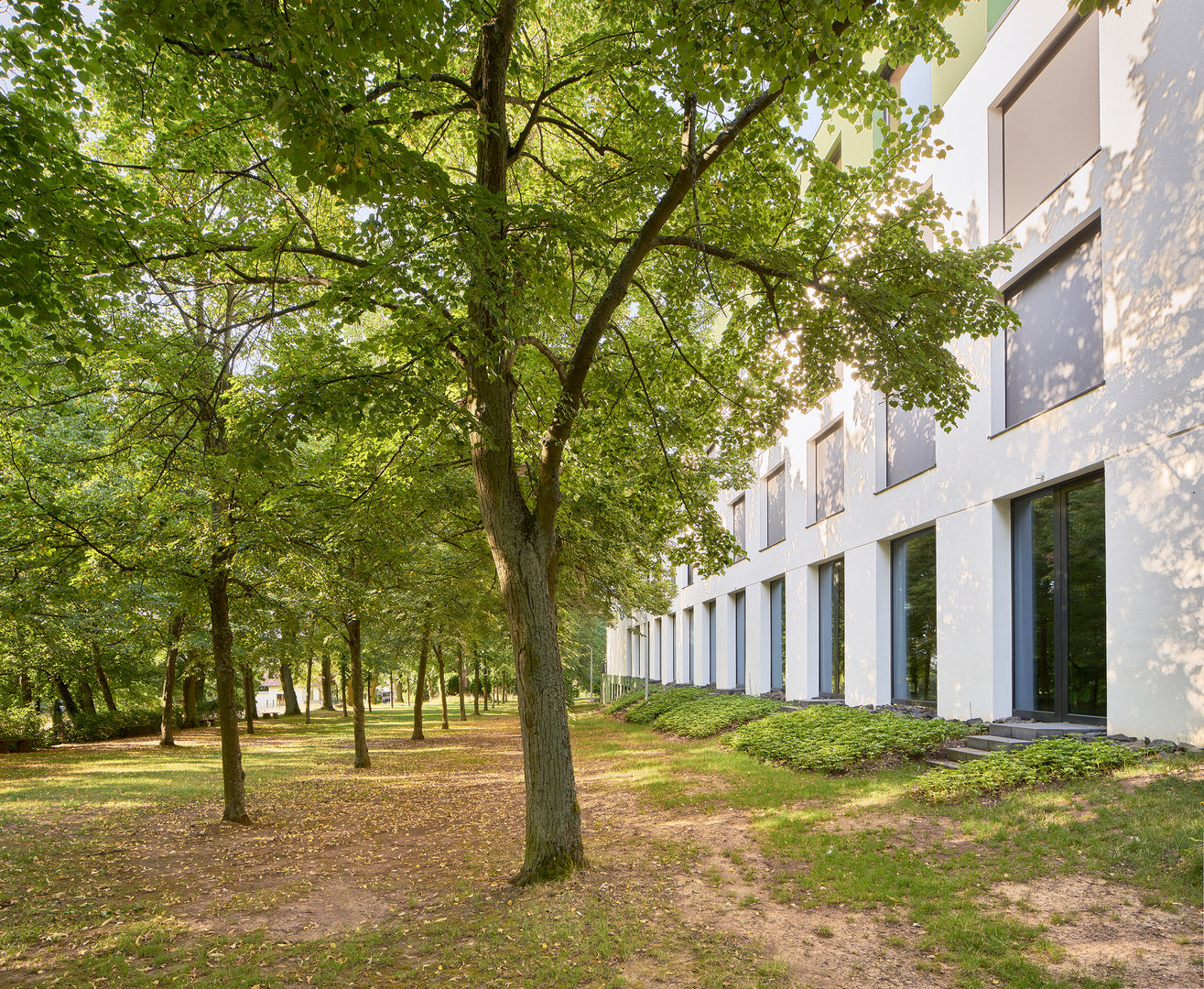 Moderne Erweiterung für das Parkhotel Schillerhain , Steffen Wurster Architekten Steffen Wurster Architekten 商業空間 ホテル