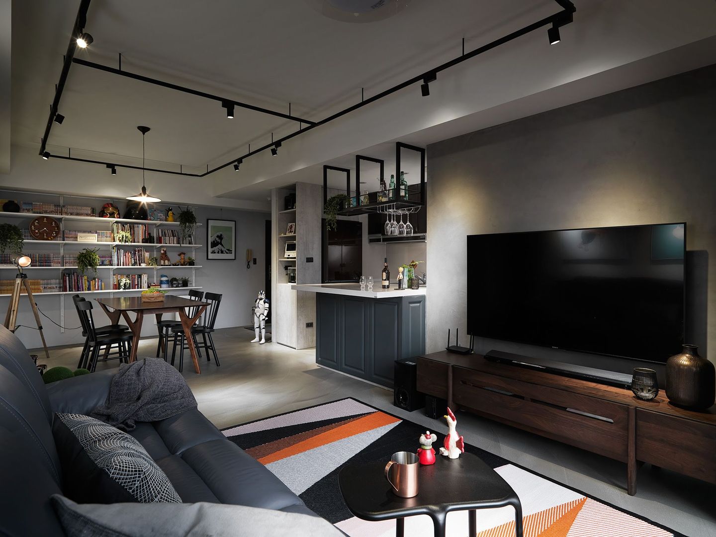 廣告人的個性工業宅, 陶璽空間設計 陶璽空間設計 Living room Metal