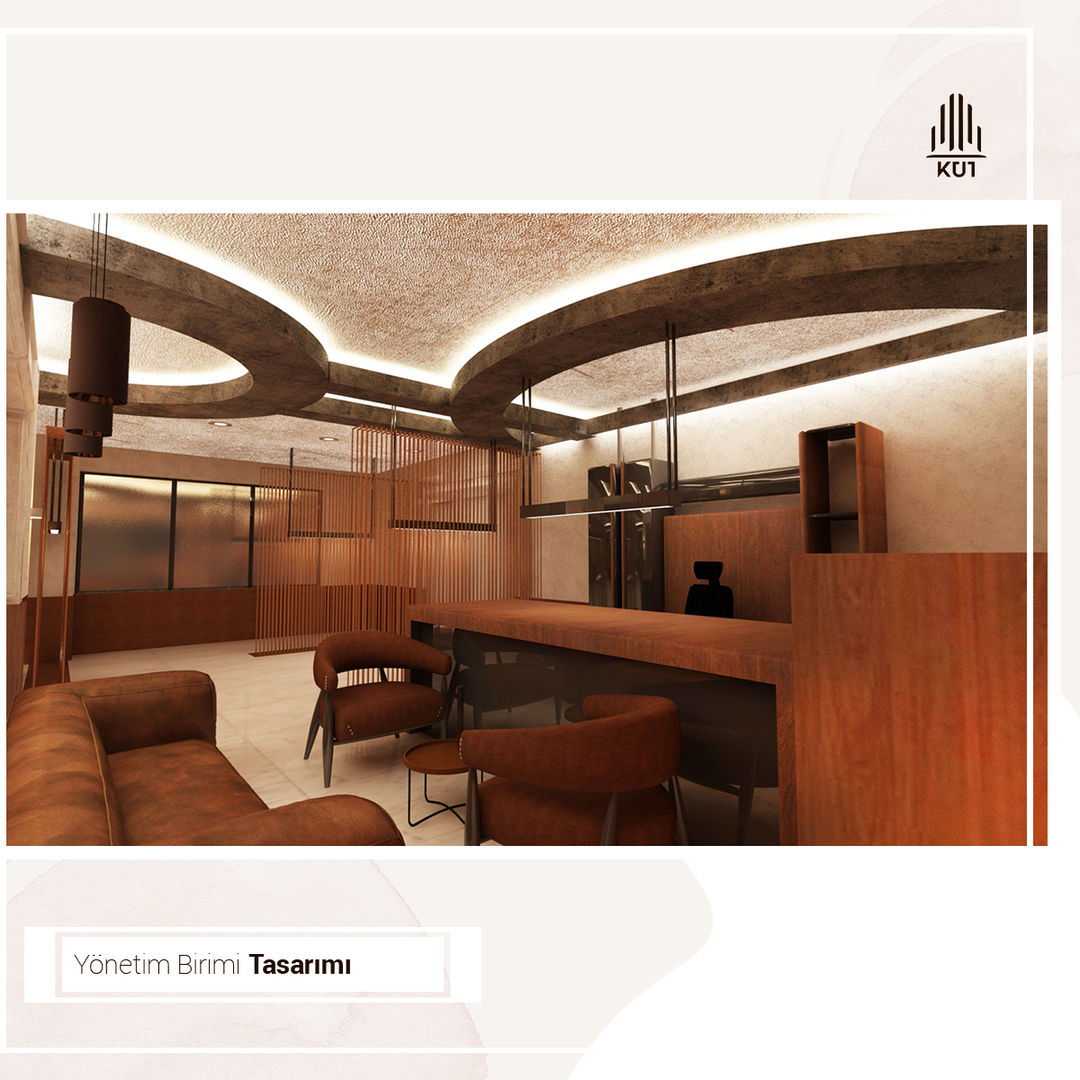 Yönetim Birimi Tasarımı, Kut İç Mimarlık Kut İç Mimarlık Commercial spaces Wood Wood effect Office spaces & stores