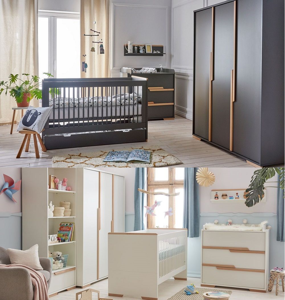 Babyzimmer komplett 5-teilig Spring Set B, QMM TraumMoebel QMM TraumMoebel غرف الرضع خشب Wood effect