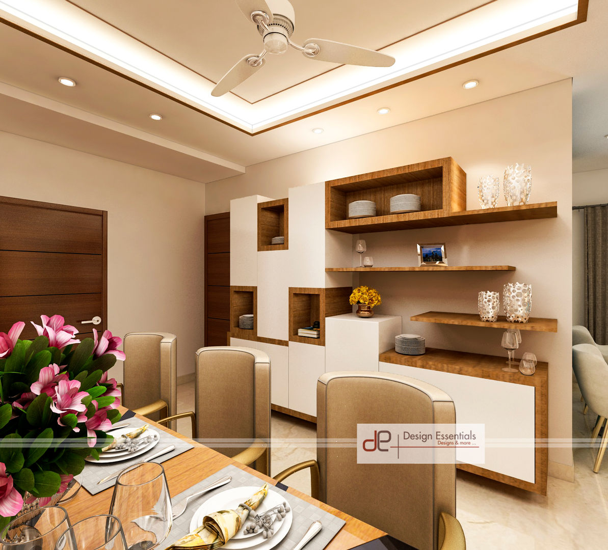 Time Residency Sec- 63 Gurgaon, Design Essentials Design Essentials غرفة السفرة أبلكاش