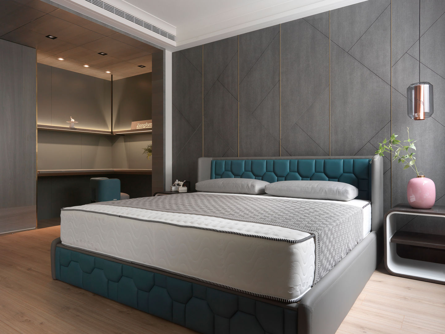 美式絢爛屋, 肯星室內設計 肯星室內設計 Modern style bedroom