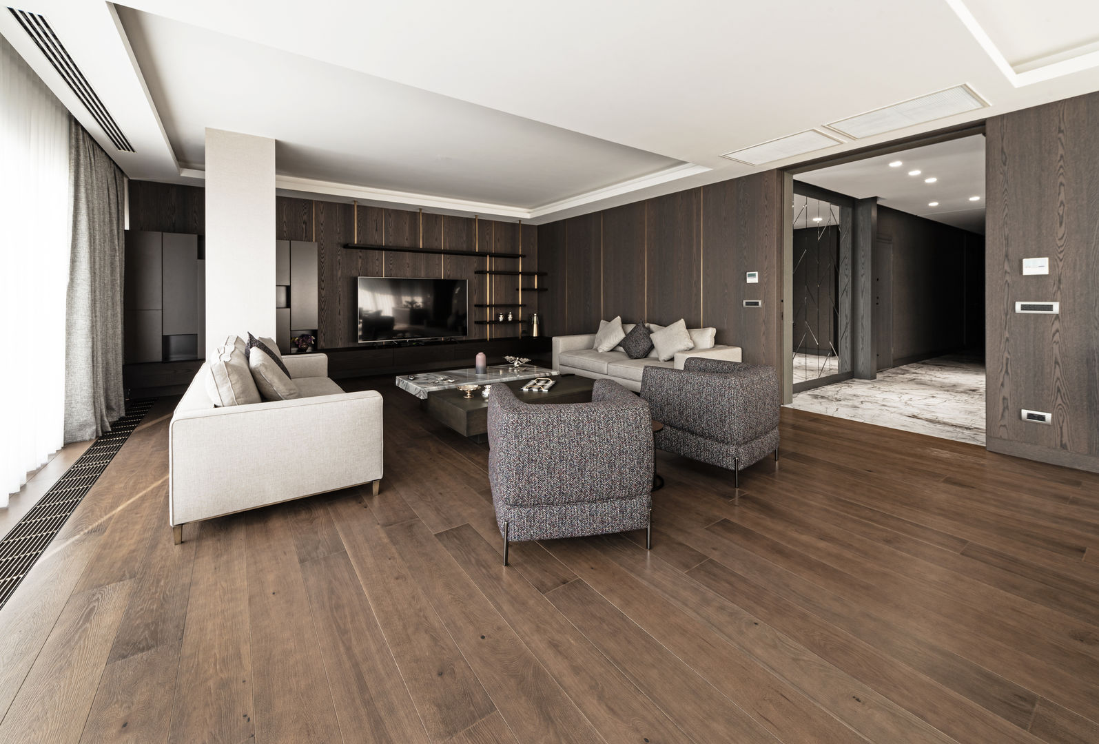 OAK ISLANDER GREY Lantana Parke Modern Oturma Odası Ahşap Ahşap rengi parquet,design,homedesign,decoration,homedecoration,luxuryhome,lantanaparke,marquetry,interiordesign,interior,architectural,içmimari,tasarım,instadecoration