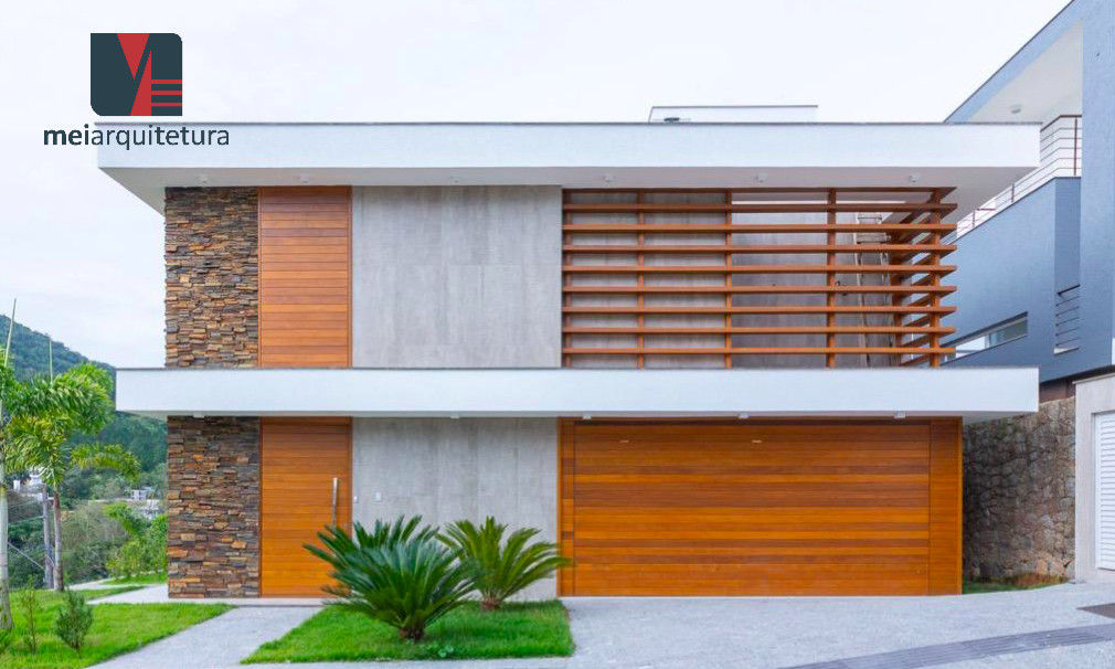 Casa de Praia Contemporânea, MEI Arquitetura e Interiores MEI Arquitetura e Interiores Casas unifamiliares Madera Acabado en madera