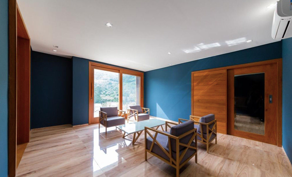 Interiores Casa de Praia, MEI Arquitetura e Interiores MEI Arquitetura e Interiores Ruang Keluarga Modern Kayu Wood effect