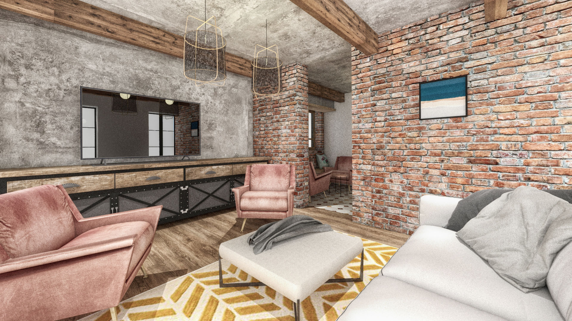 Leonardo B&B House Redesign , CRK İÇ MİMARLIK CRK İÇ MİMARLIK Mediterranean style living room