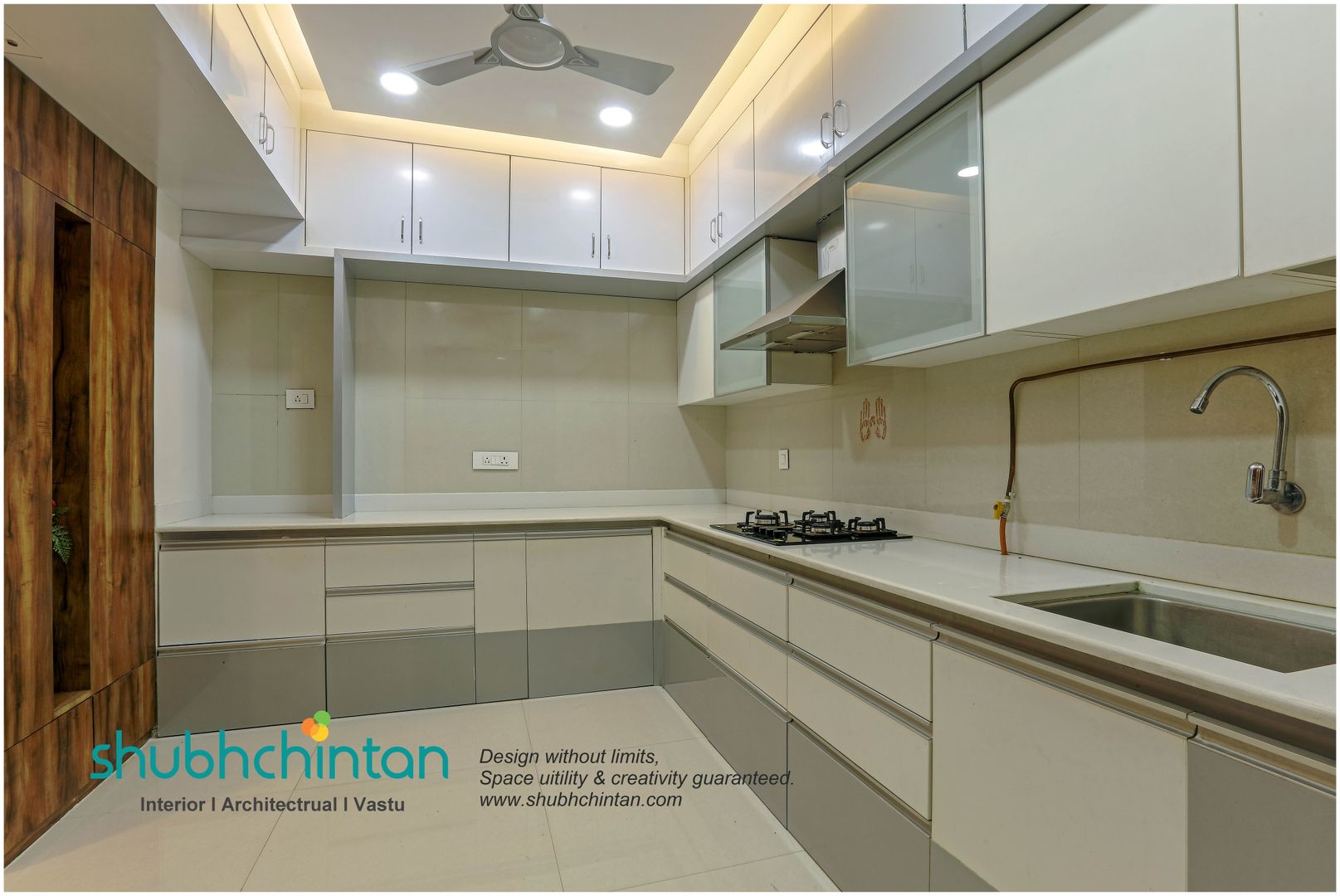 Kitchen Platform Shubhchintan Design possibilities Modern kitchen Plywood Kitchen Quartz Platform,Cabinets & shelves