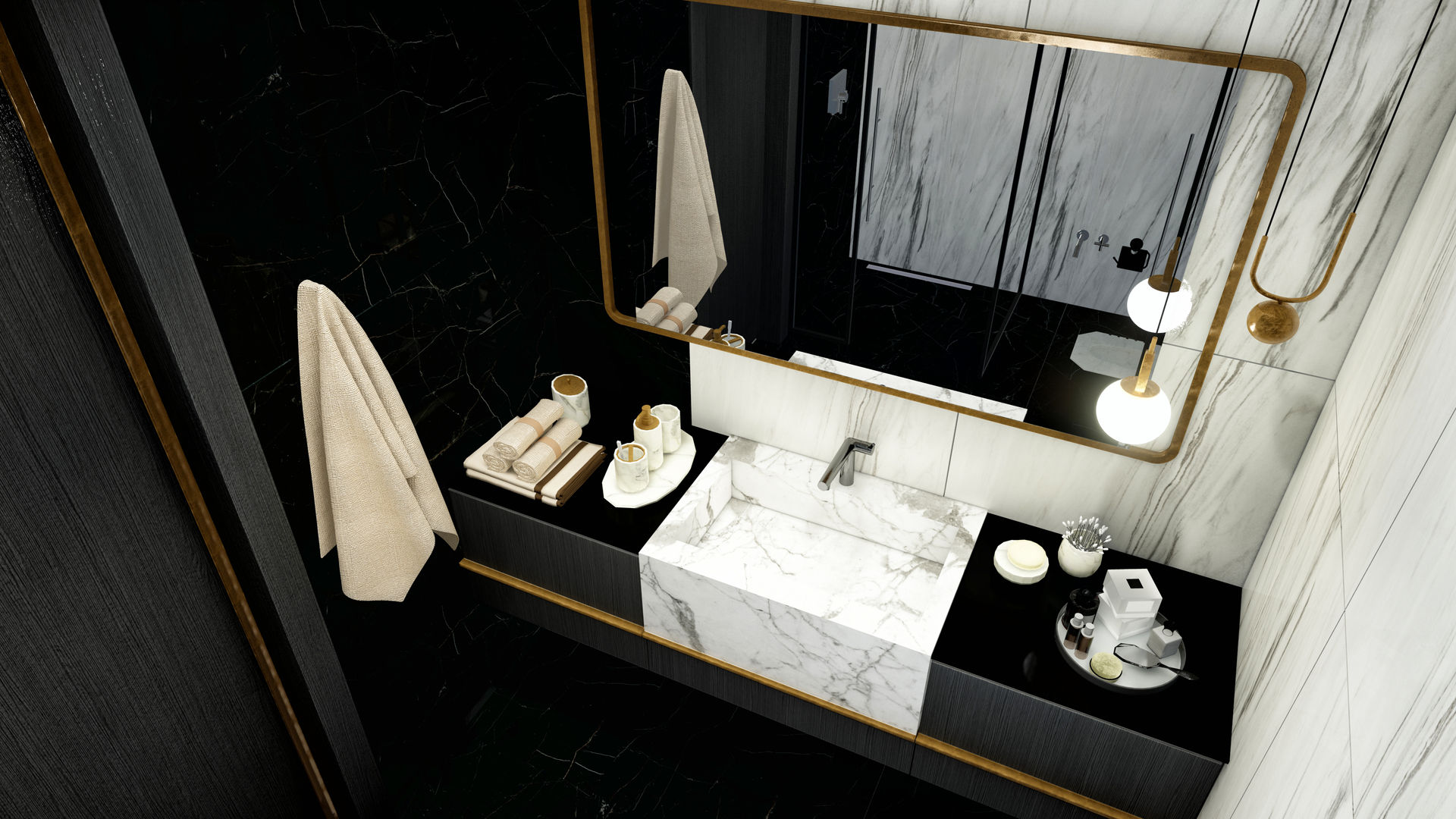 Misafir odası - banyo tasarımı ANTE MİMARLIK Modern Banyo