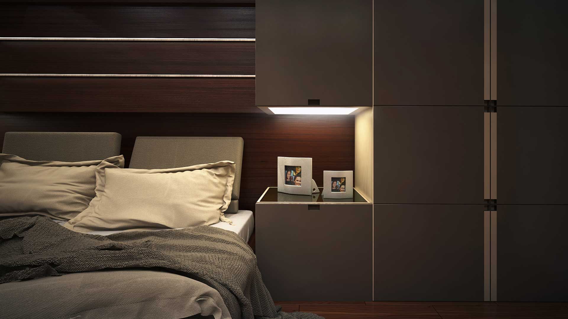 İsmail Sağıt Apartment, MAK Concept Mimarlık MAK Concept Mimarlık Kamar Tidur Modern Kayu Wood effect