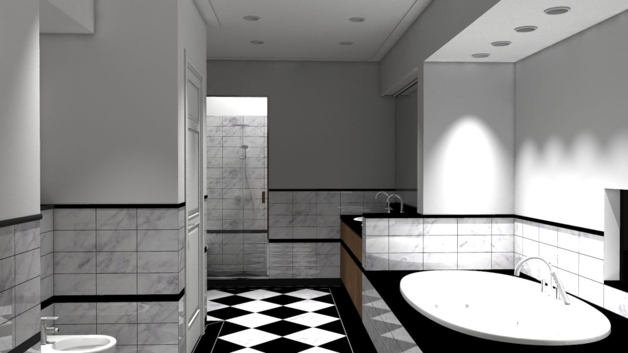 badkamerverbouwing, ontwerpburo rob guillonard ontwerpburo rob guillonard Classic style bathroom Marble