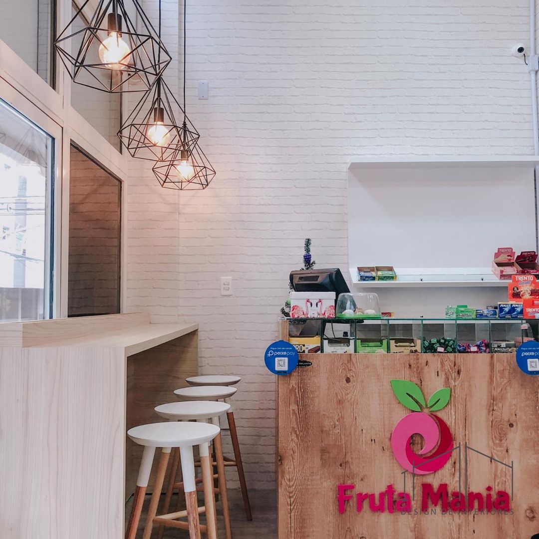 PROJETO COMERCIAL FRUTA MANIA, INN Design de Interiores INN Design de Interiores 상업공간 레스토랑