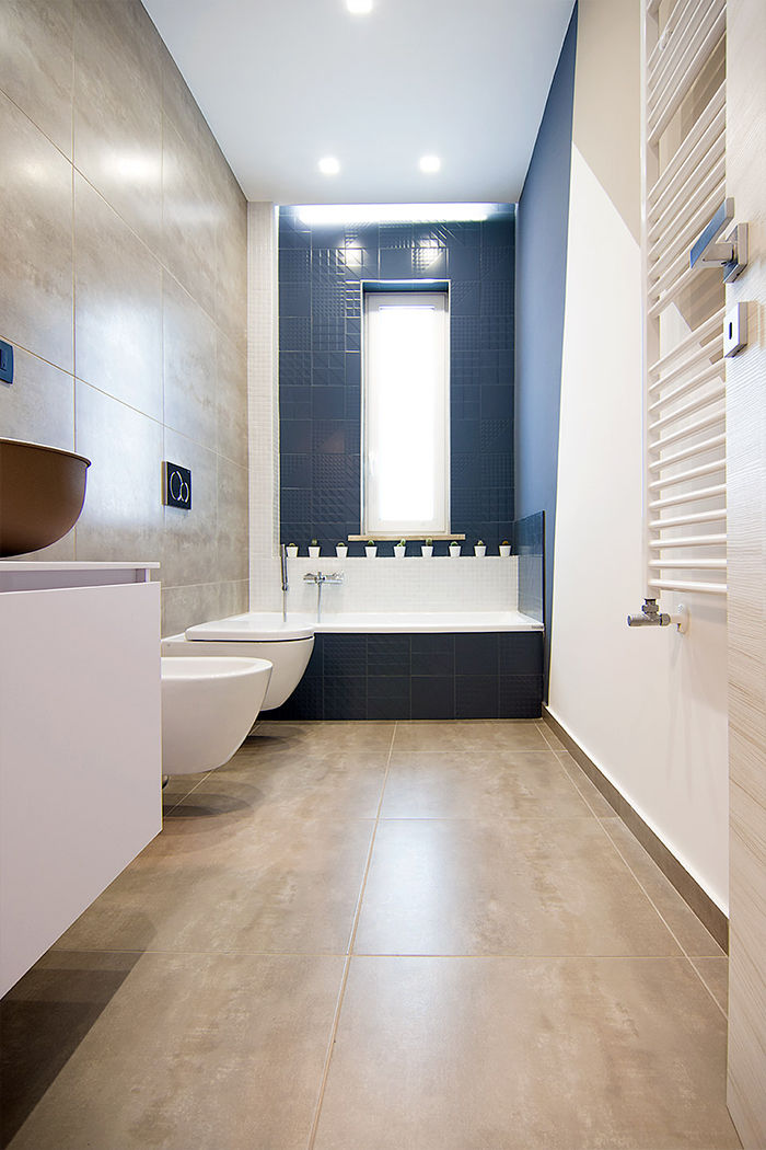 Casa privata - Barcellona Pozzo di Gotto, 9010novantadieci® 9010novantadieci® Modern style bathrooms