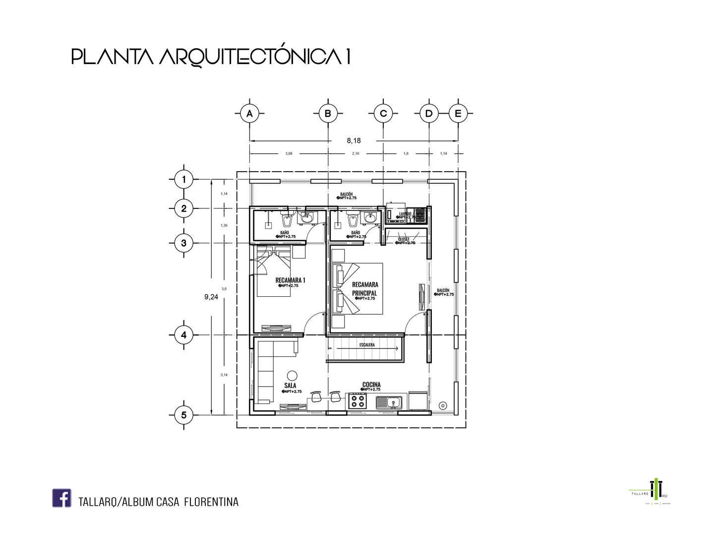 CASA FLORENTINA | PUERTO VALLARTA, TALLARQ TALLARQ Maison individuelle Béton