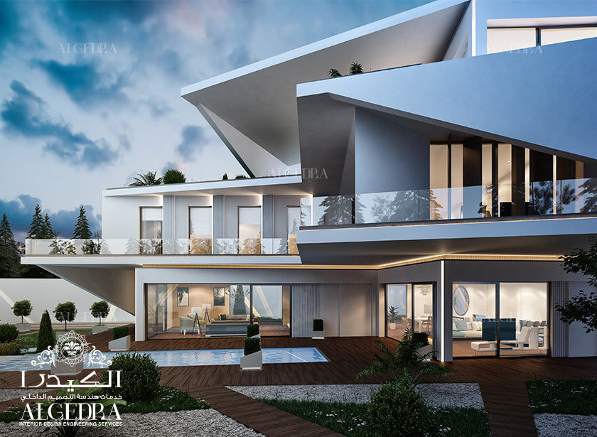 Luxury villa design in Istanbul exterior Algedra Interior Design Villas