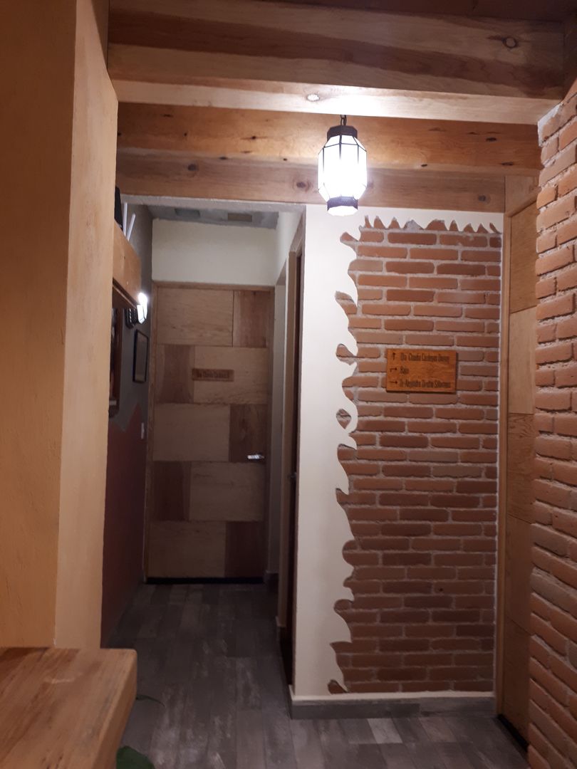 Pachuca. Hidalgo, FAR920924JC0 FAR920924JC0 Rustic style study/office Bricks