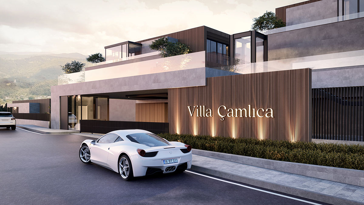 Villa Çamlıca TAG DESIGN LAB Villa Bursa, villa, tasarım, render, Nilüfer, Gümüştepe, Artı 2000,