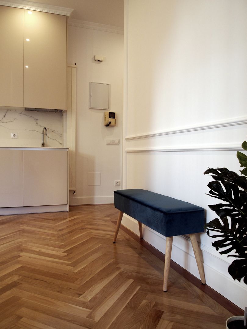 Paso de ser un Pequeño Apartamento a un Coqueto Piso en Madrid, Reformmia Reformmia Kitchen