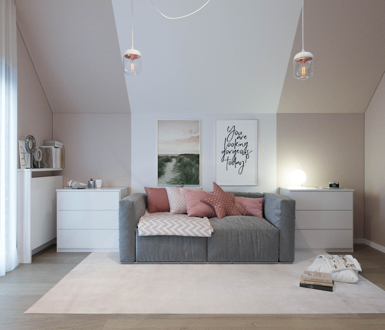 Teens room. Frankfurt am Main, Insight Vision GmbH Insight Vision GmbH 어린이용 침실