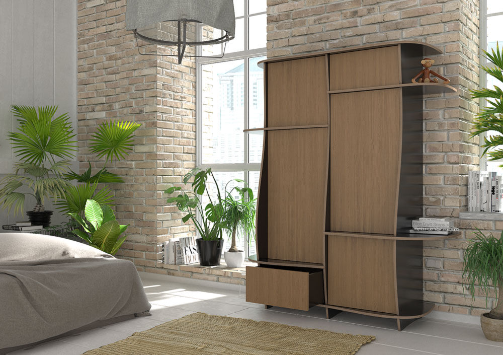 Schränke, form.bar form.bar Eclectic style bedroom Engineered Wood Transparent Wardrobes & closets