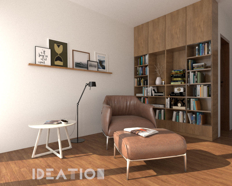 homify Study/office Wood Wood effect