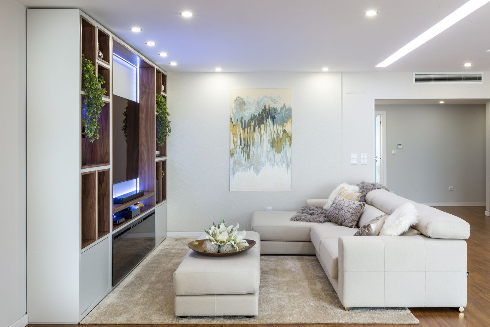 Apartamento Urban Garden Oeiras, Glim - Design de Interiores Glim - Design de Interiores Modern living room
