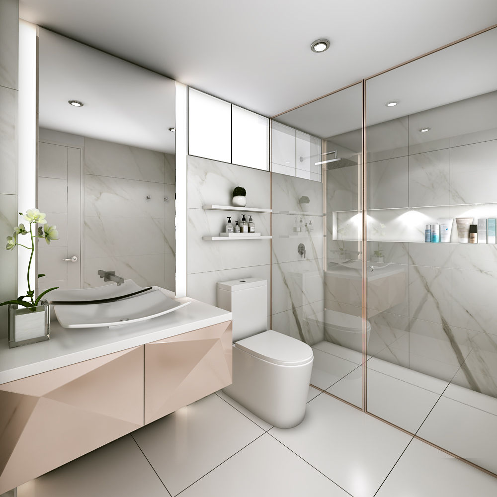 PROYECTO SAN BORJA , Andrea Studio Andrea Studio Modern bathroom