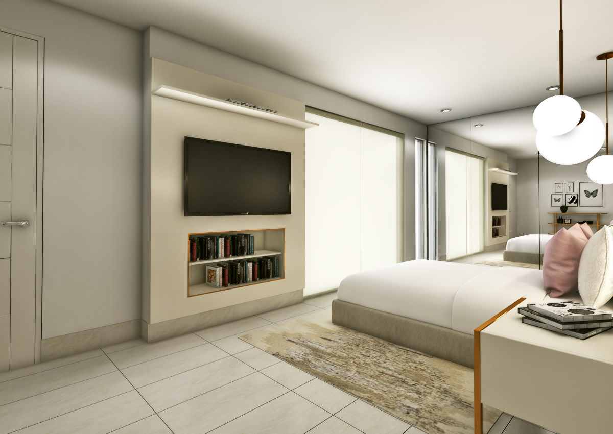 PROYECTO SAN BORJA , Andrea Studio Andrea Studio Modern style bedroom